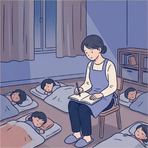 休憩がとれないの悩みのイラスト