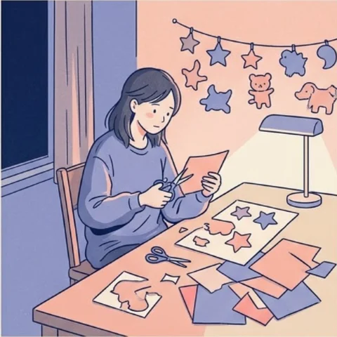 持ち帰り仕事の悩みのイラスト